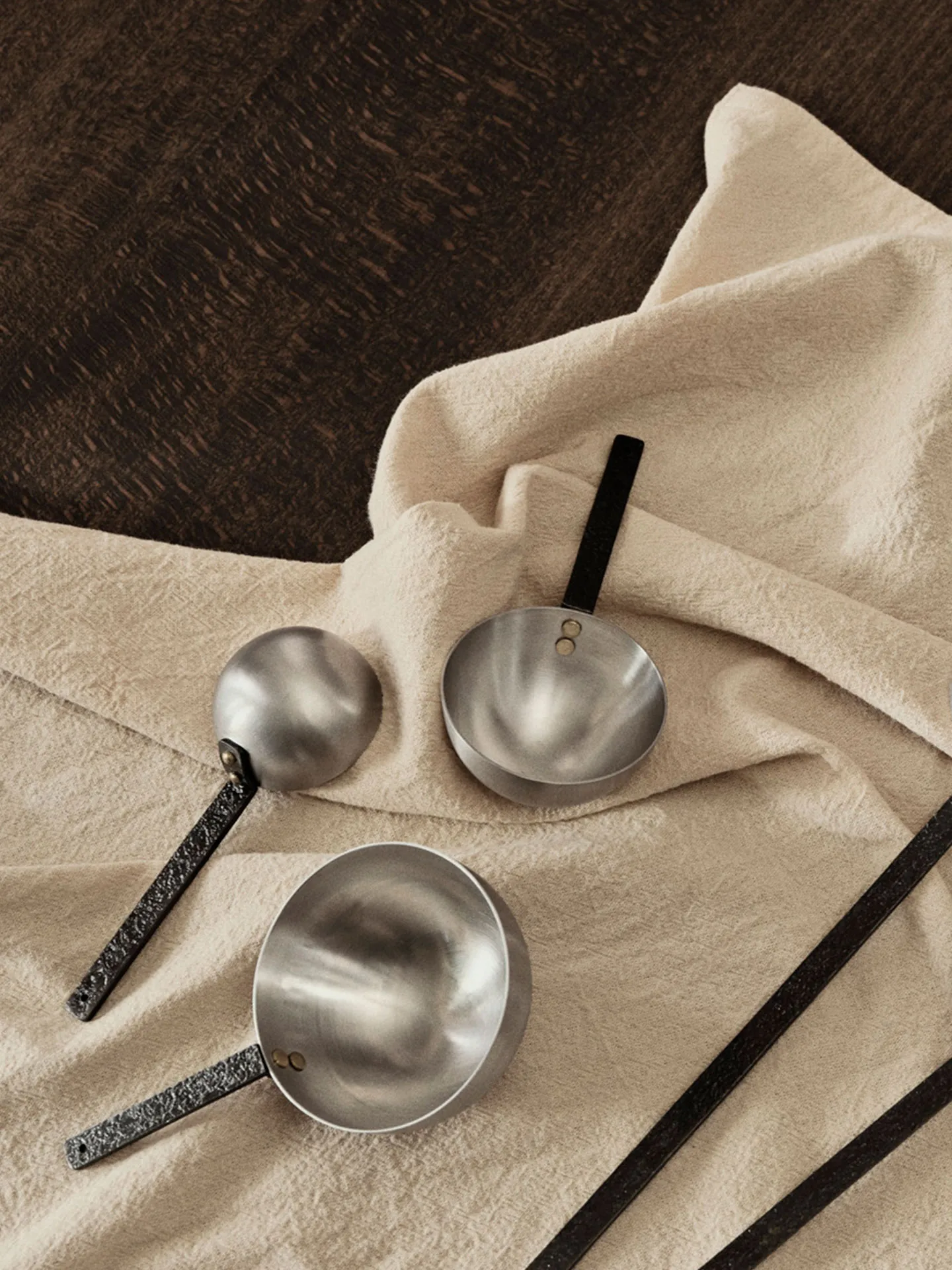 Conjunto de medição Obra Measuring Spoons 3 peças, Stainless Steel Ferm Living