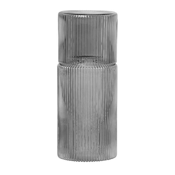 Conjunto de pequenas garrafas Ripple, smoked grey Ferm Living