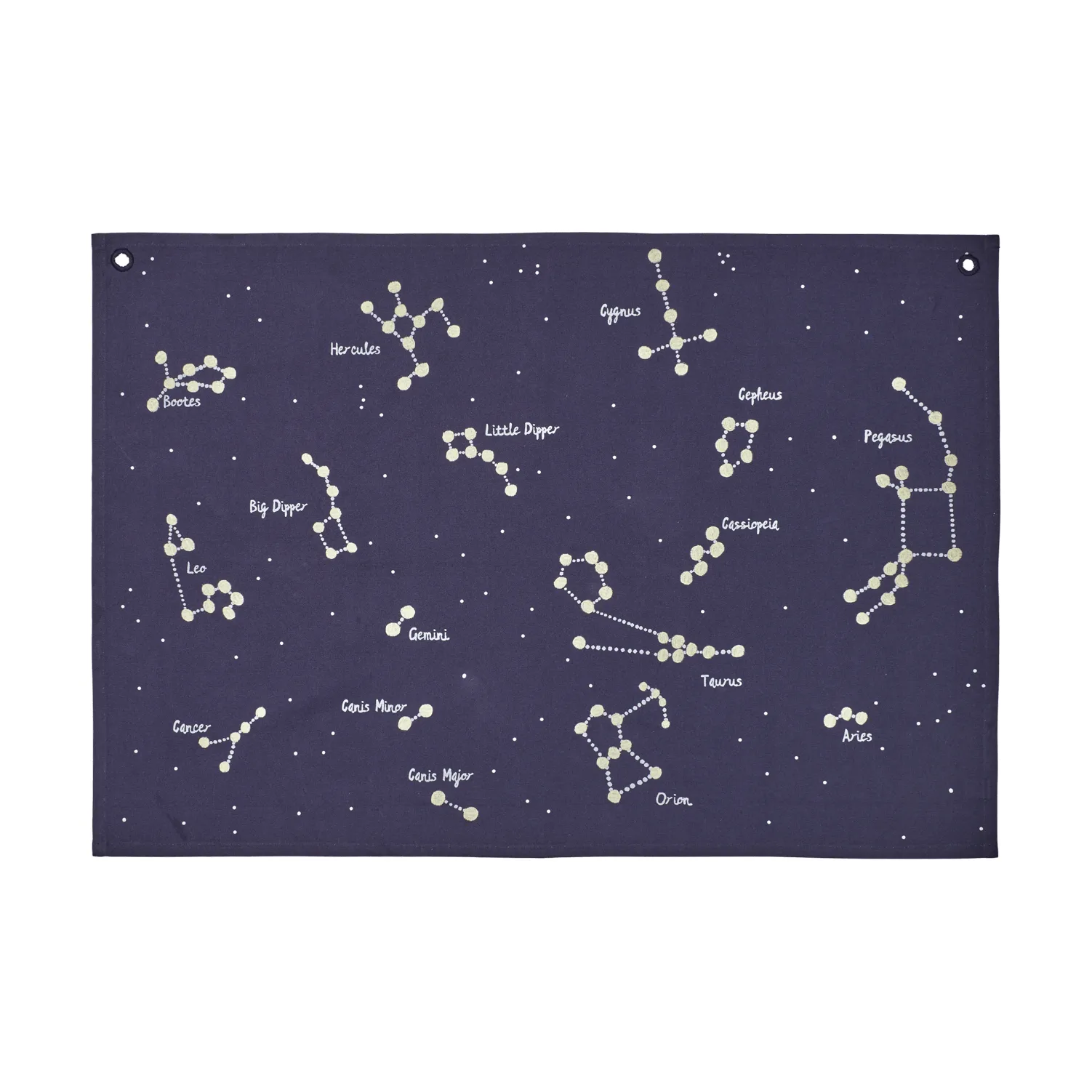 Constellation mapa de tecidos, Azul escuro, 70x100 cm Ferm Living
