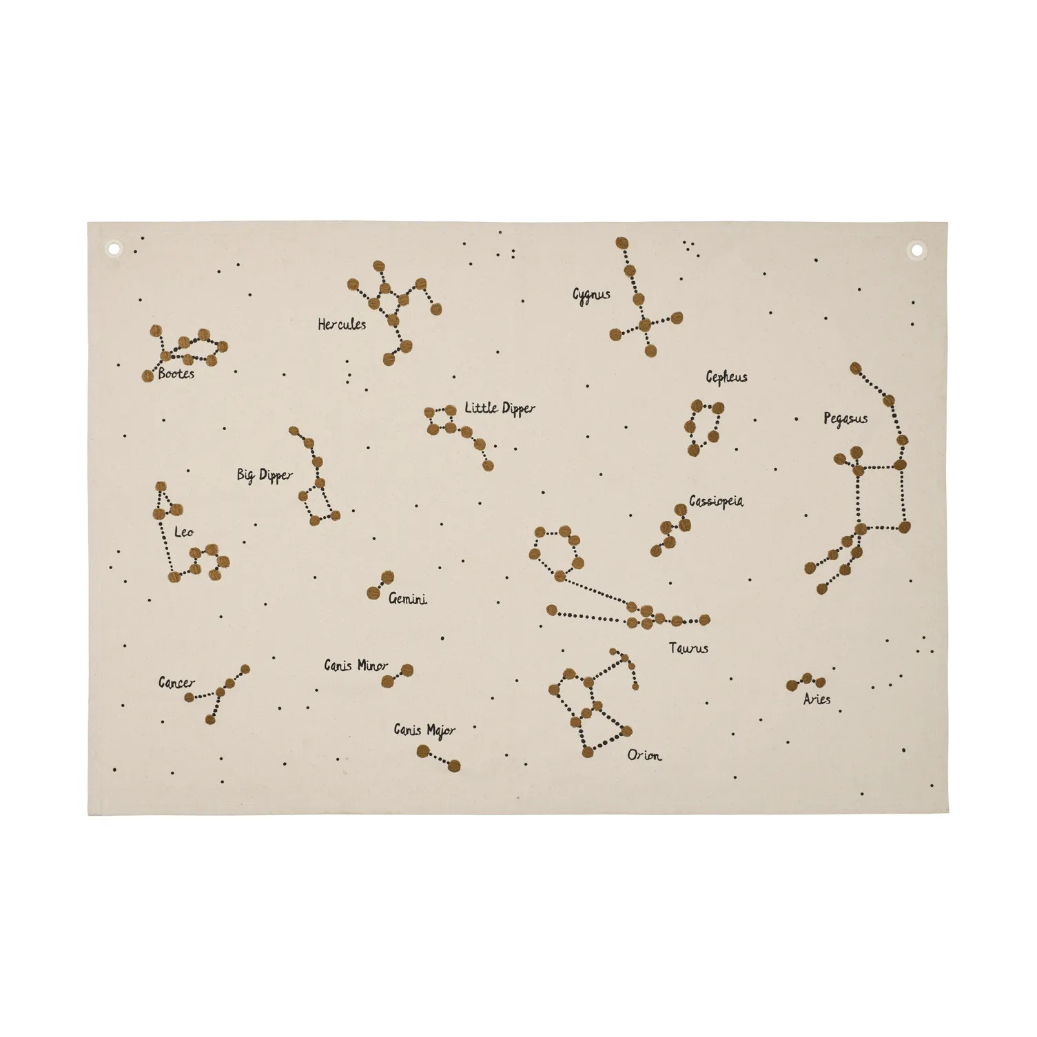 Constellation mapa de tecidos, Não tingido, 70x100 cm Ferm Living