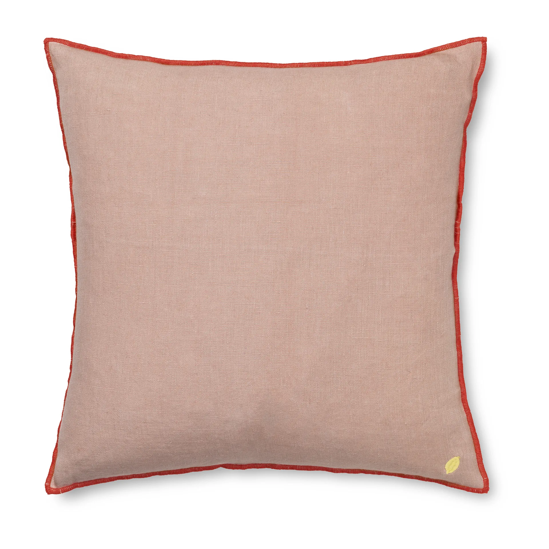 Contrast almofada linho 40x40 cm, Dusty Rose Ferm Living