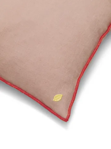 Contrast almofada linho 40x40 cm - Dusty Rose - Ferm Living