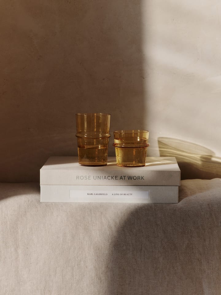 Copo baixo de bebida Boya 30 cl 2-unid., Yellow Ferm Living