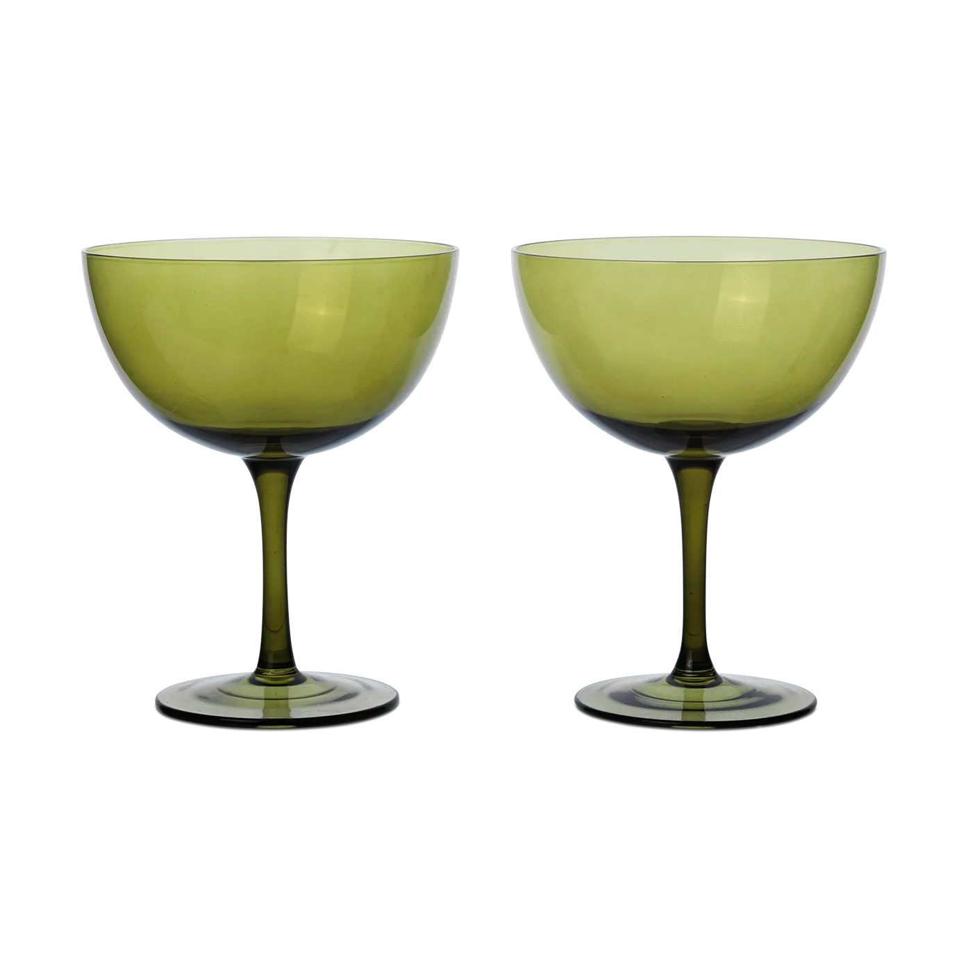 Copo de cocktail Host 24 cl 2 un., Moss green Ferm Living