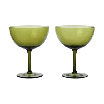Copo de cocktail Host 24 cl 2 un. - Moss green - Ferm Living