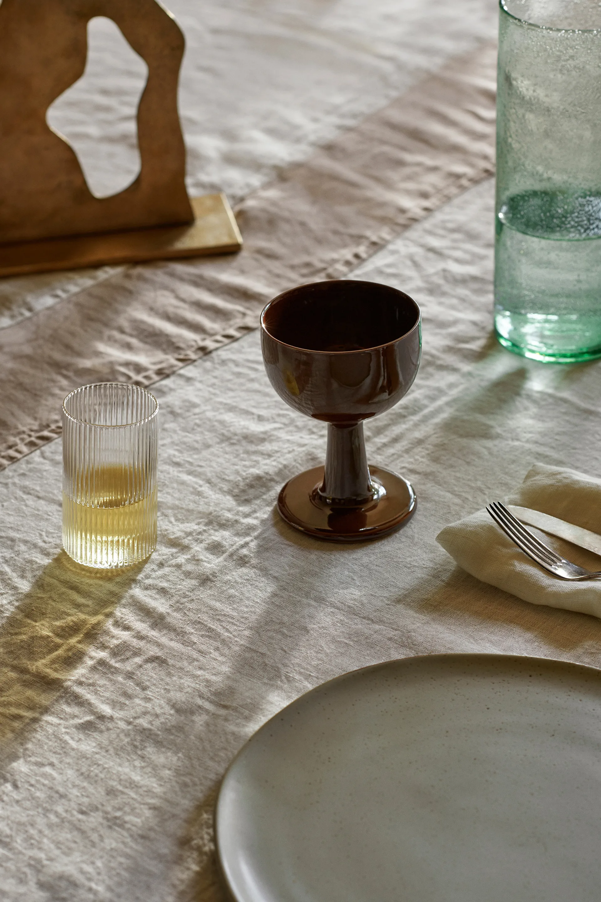 Copo Ripple 14 cl, 4 un., Frosted Ferm Living