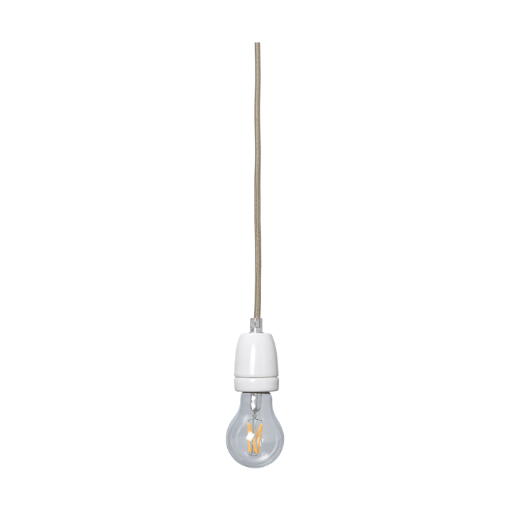 Cordão têxtil com pendente em cerâmica - Dark Cashmere - Ferm Living