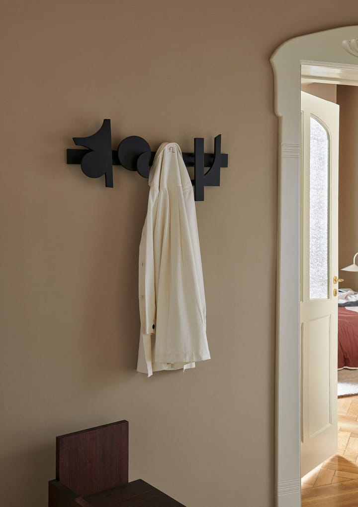 Cupe cabide mural 33.4x73 cm, Preto Ferm Living