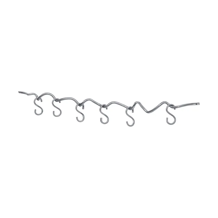 Curvature calha de parede com 6 ganchos - Aço inoxidável - Ferm Living