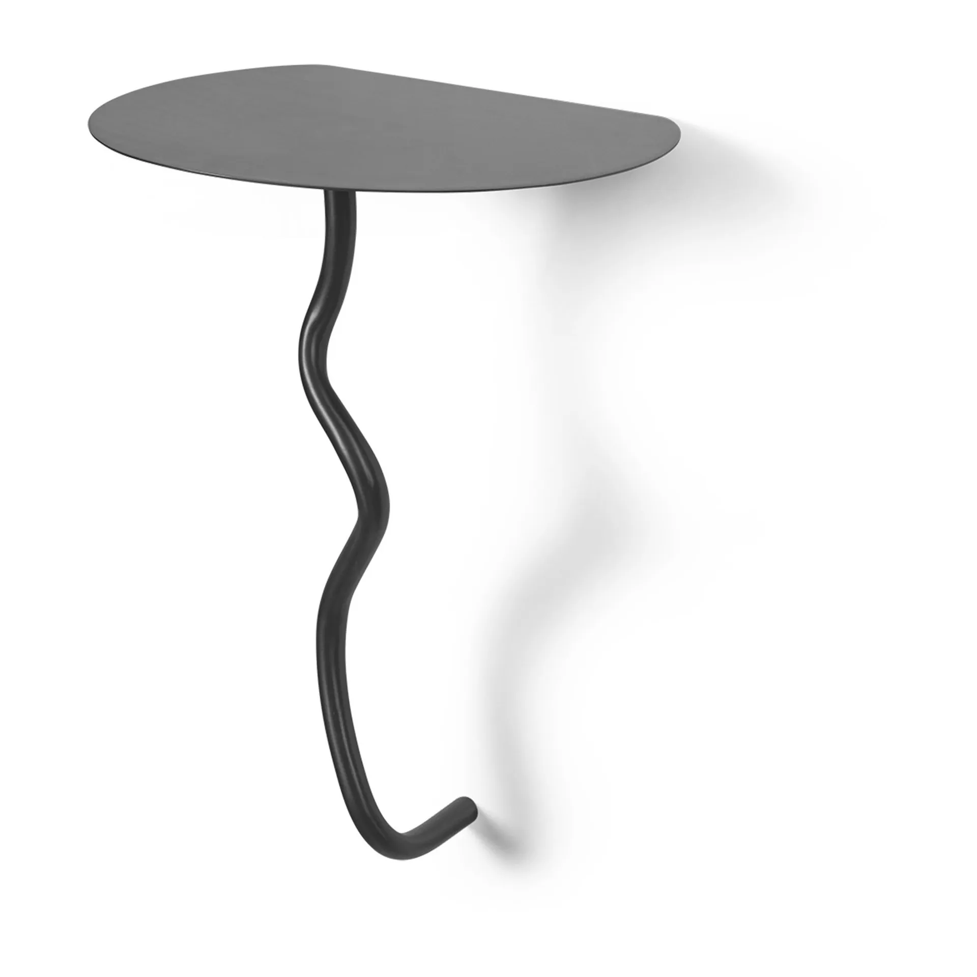 Curvature mesa mural, Preto Latão Ferm Living