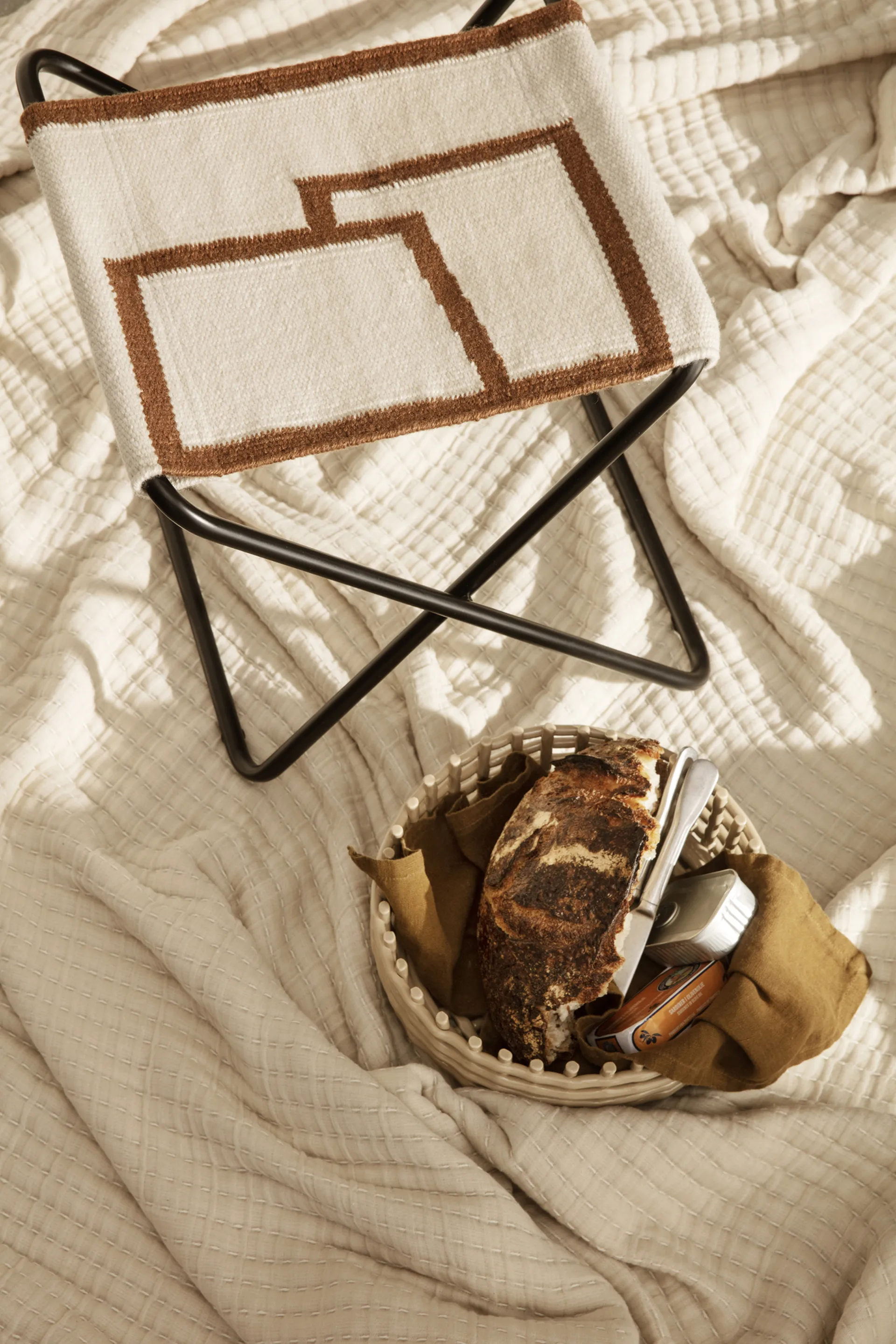 Daze colcha 240x250 cm, Bege Ferm Living