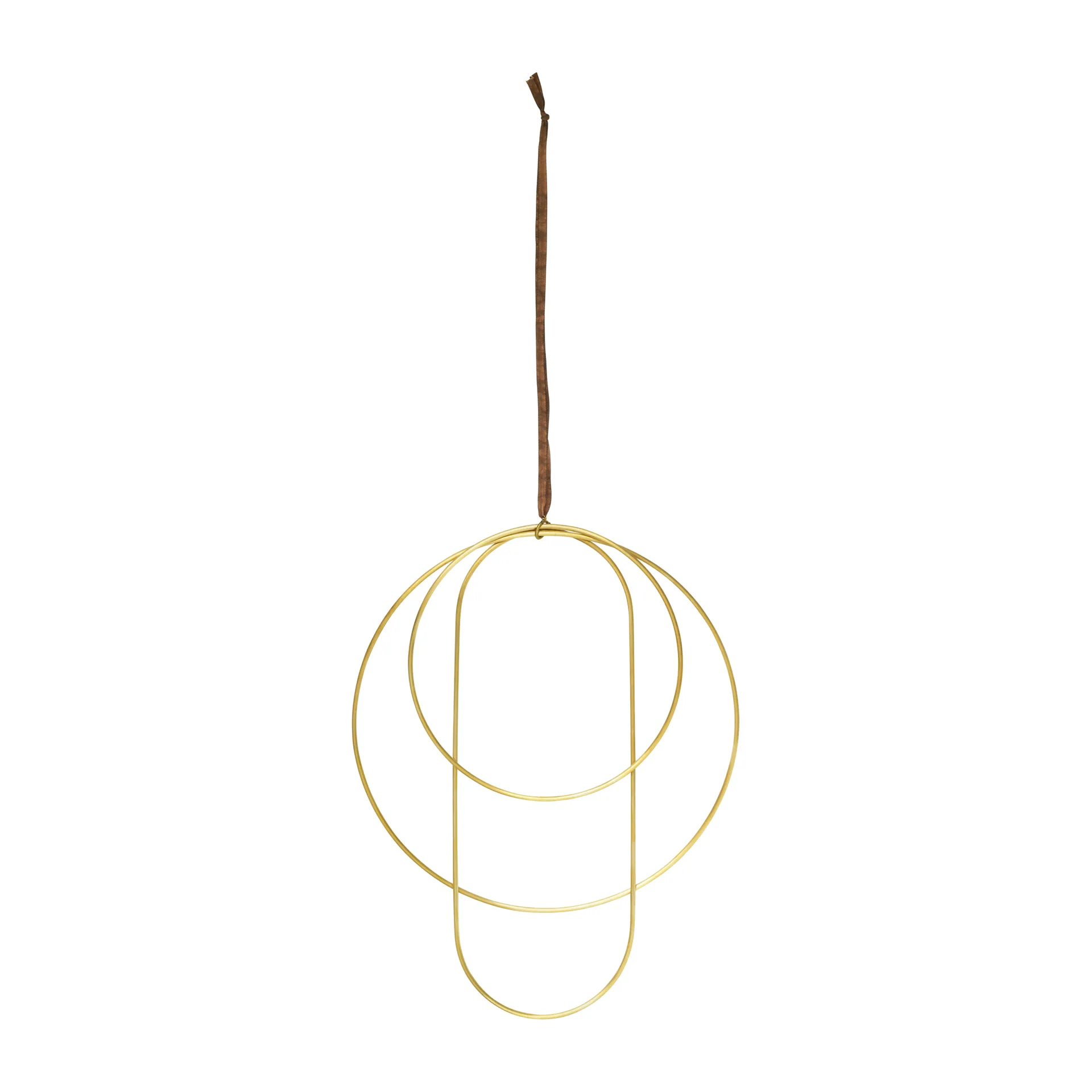 Deco decoração Anéis 3-pack, latão Ferm Living