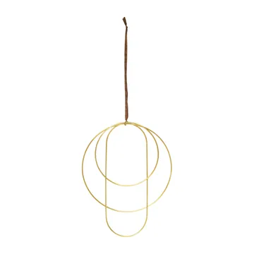Deco decoração Anéis 3-pack - latão - Ferm Living