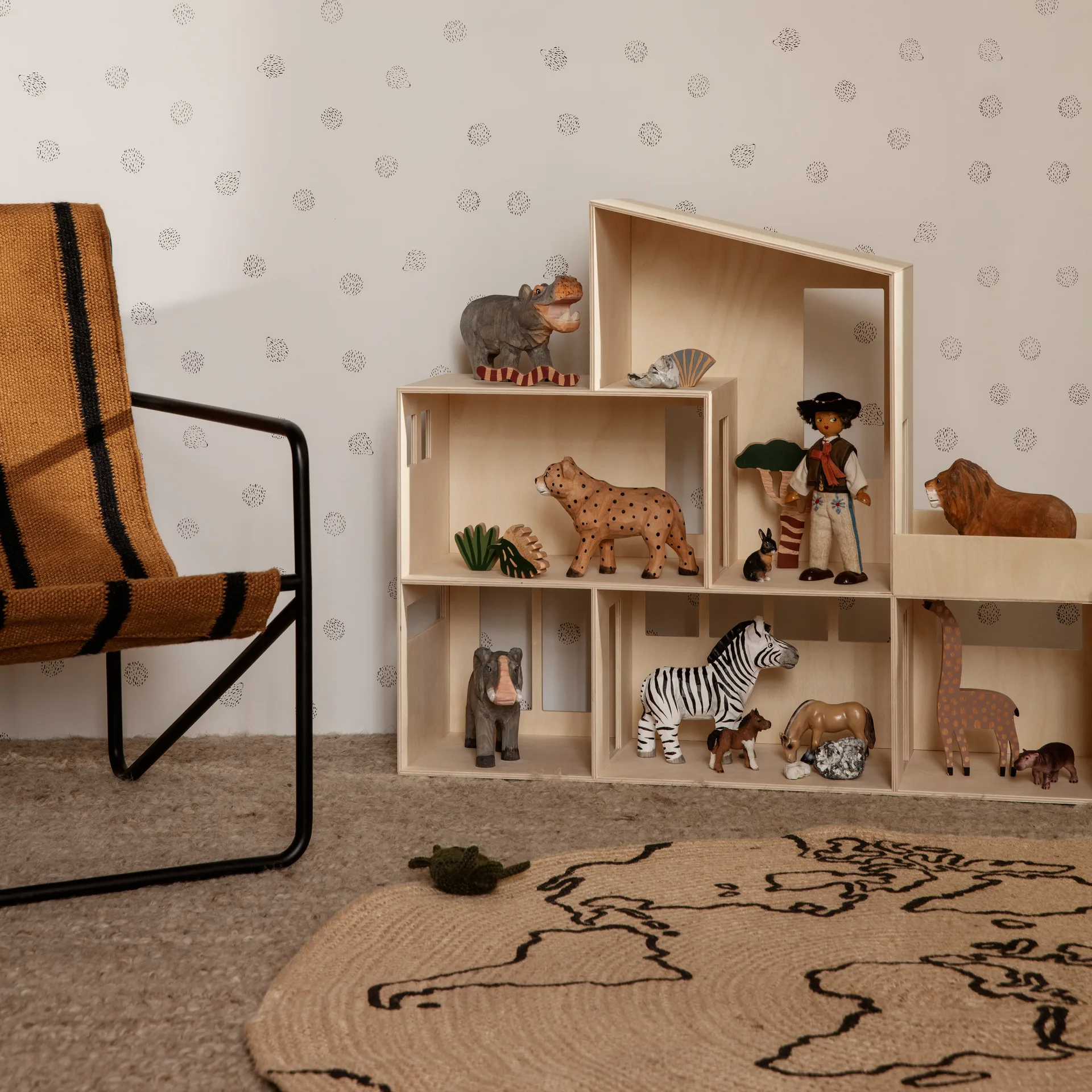 Decoração de madeira Animal, elefante Ferm Living
