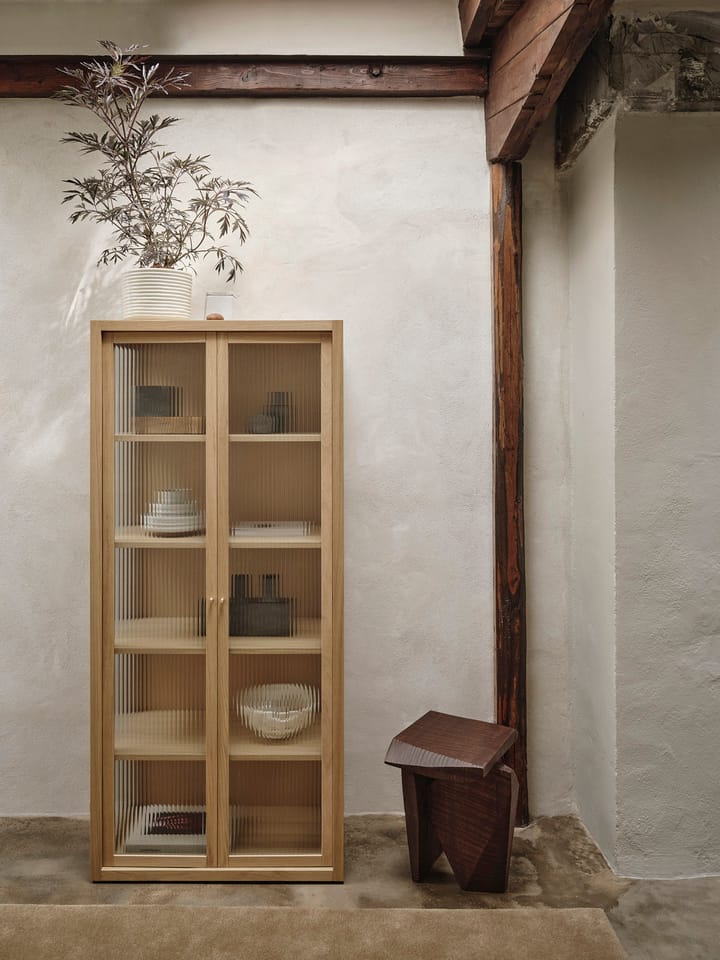 Decoração Silva Piece, Dark stained mango wood Ferm Living