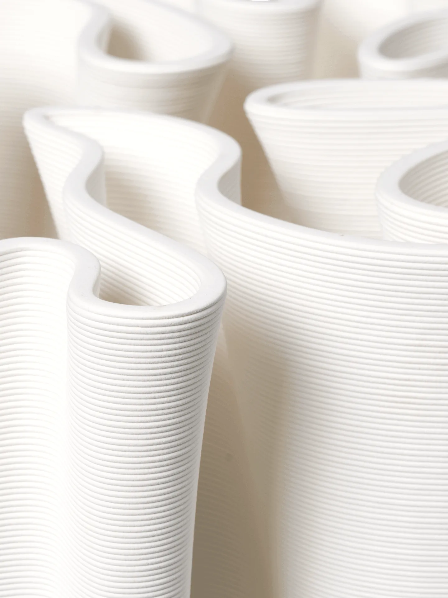 Dedali vaso de chão, Off-white, 50 cm Ferm Living