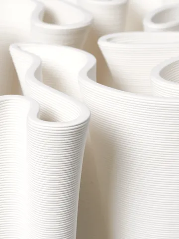 Dedali vaso de chão - Off-white, 50 cm - Ferm Living