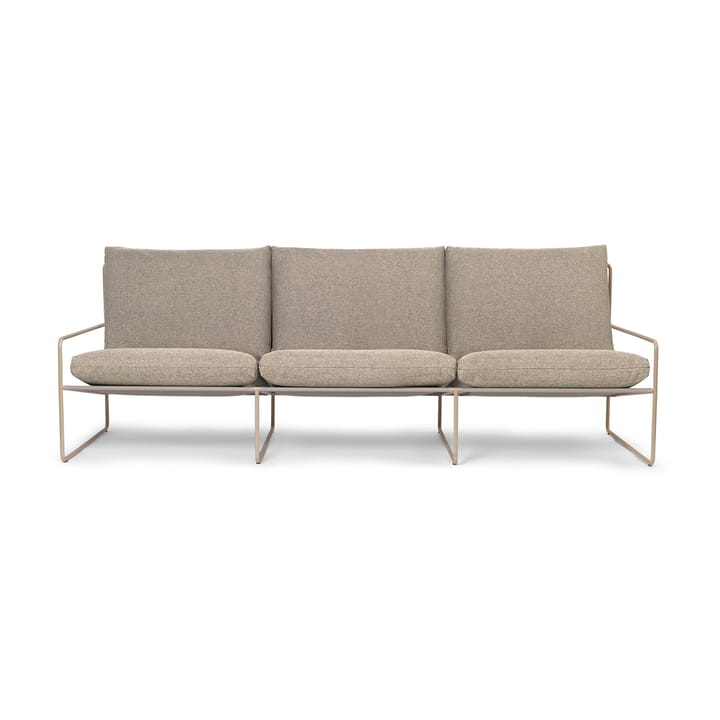 Desert sofá 3 assentos - Cashmere-Escurosand - Ferm LIVING