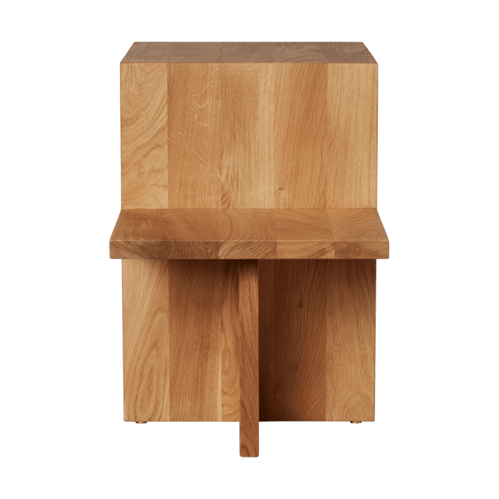 Distinct mesa de centro em calcário 59,5x35x50 cm, Natural oak Ferm Living