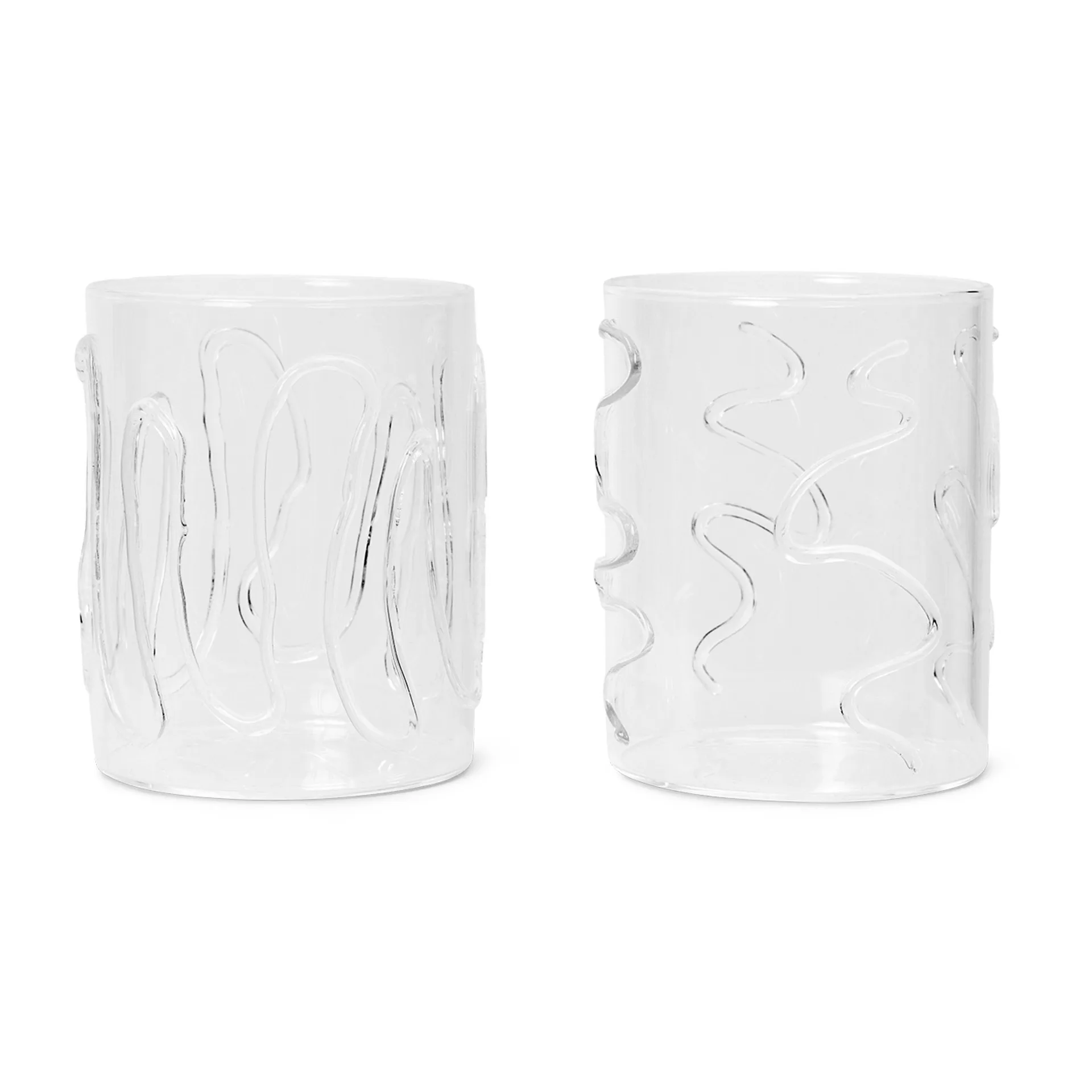 Doodle copo de água alto 2 unid., 35 cl Ferm Living