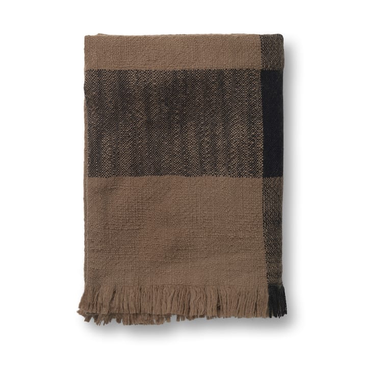 Dry manta de lã 120x180 cm - Alga Açucarada/Preto - Ferm LIVING