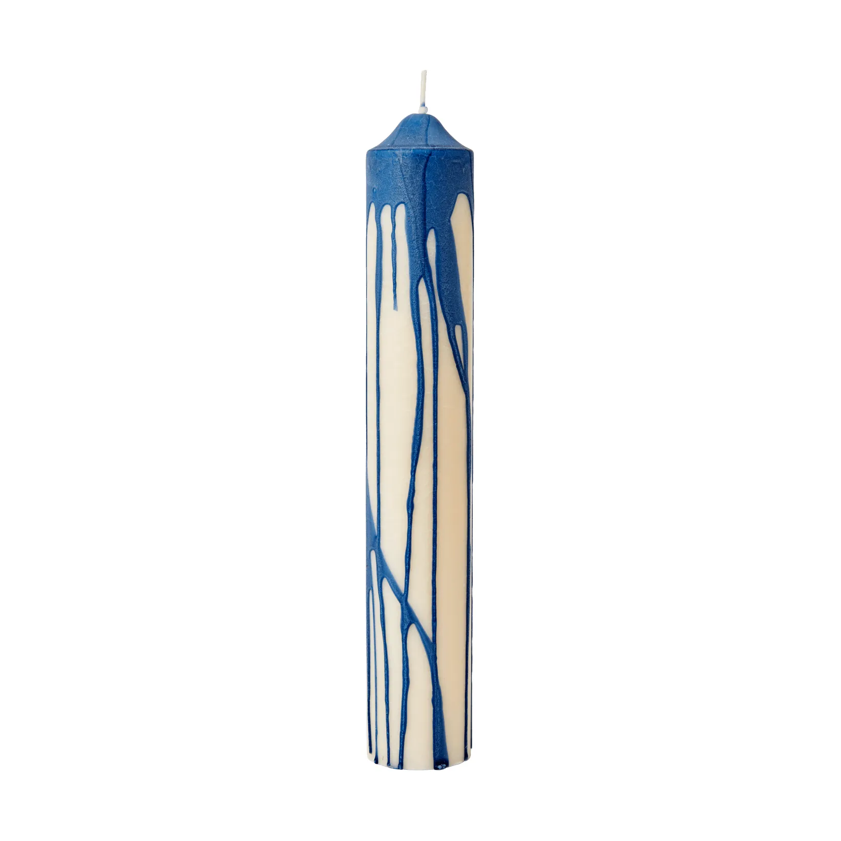 Dryp bloco de vela , Azul profundo, 30 cm Ferm Living