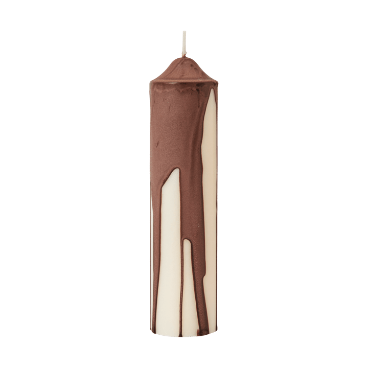 Dryp bloco de vela  - Chocolate escuro, 20 cm - Ferm Living