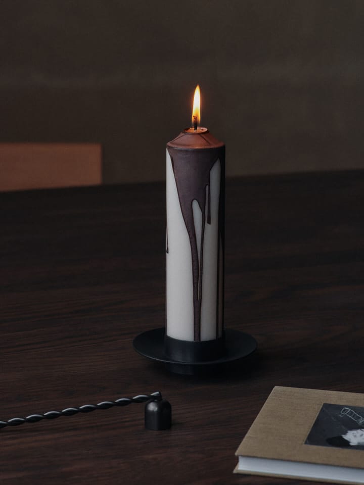 Dryp bloco de vela , Chocolate escuro, 20 cm Ferm Living