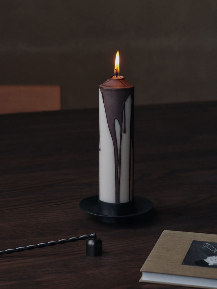 Dryp bloco de vela , Chocolate escuro, 20 cm Ferm Living