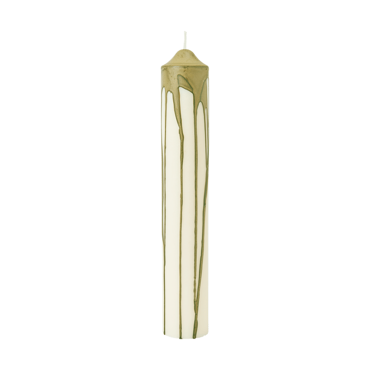 Dryp bloco de vela  - Verde Oliva, 30 cm - Ferm Living