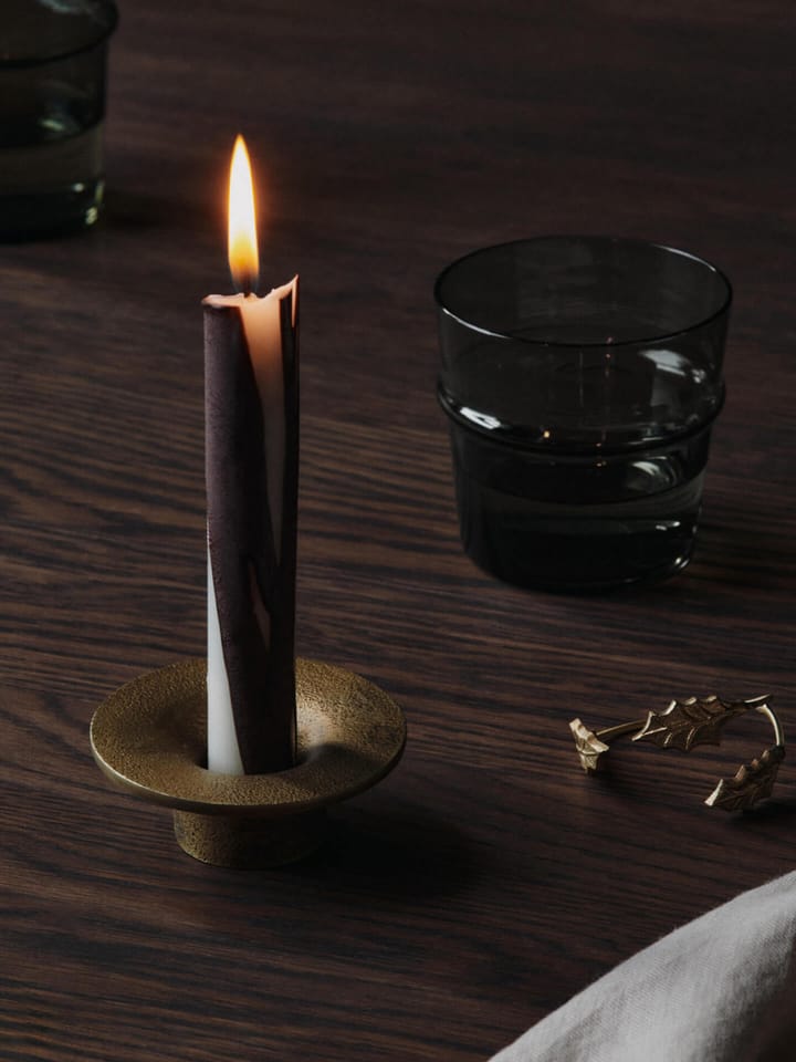 Dryp vela de estearina 2 unidades, Chocolate escuro Ferm Living
