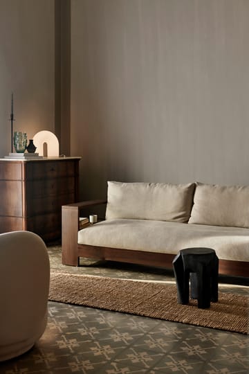 Edre sofá linho clássico - Manchado escuro natural - Ferm Living