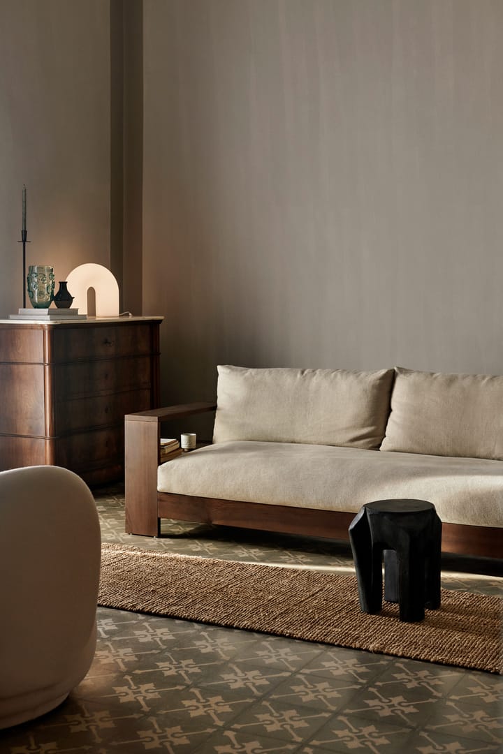 Edre sofá linho clássico, Manchado escuro natural Ferm Living
