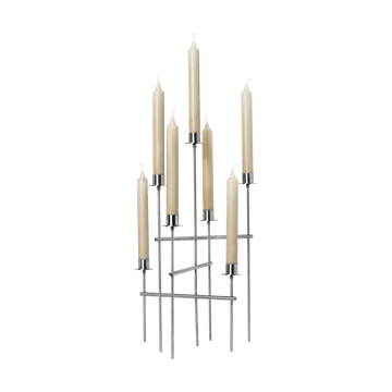 Elysia castiçal - Brushed stainless steel - Ferm Living