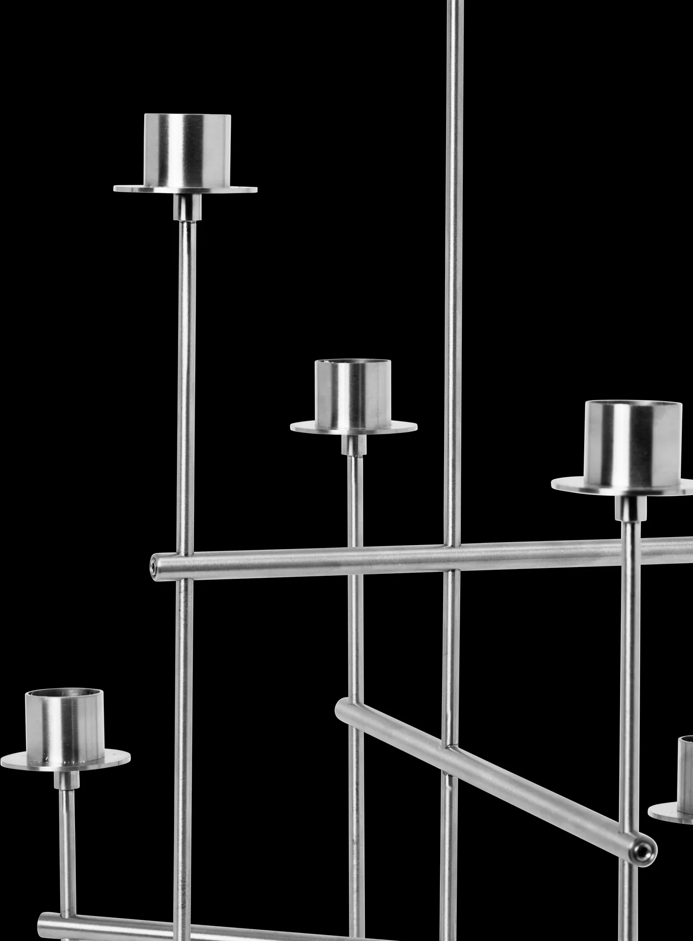 Elysia castiçal, Brushed stainless steel Ferm Living