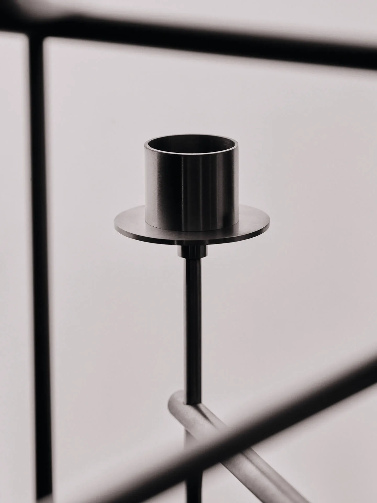 Elysia castiçal, Brushed stainless steel Ferm Living