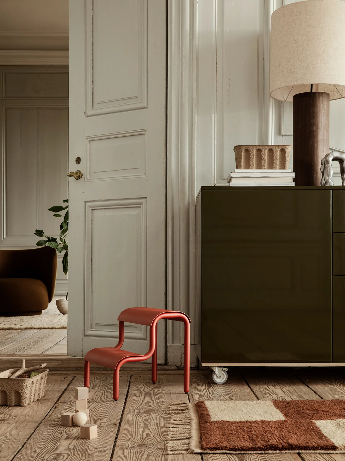 Escadote Up, Poppy red Ferm Living