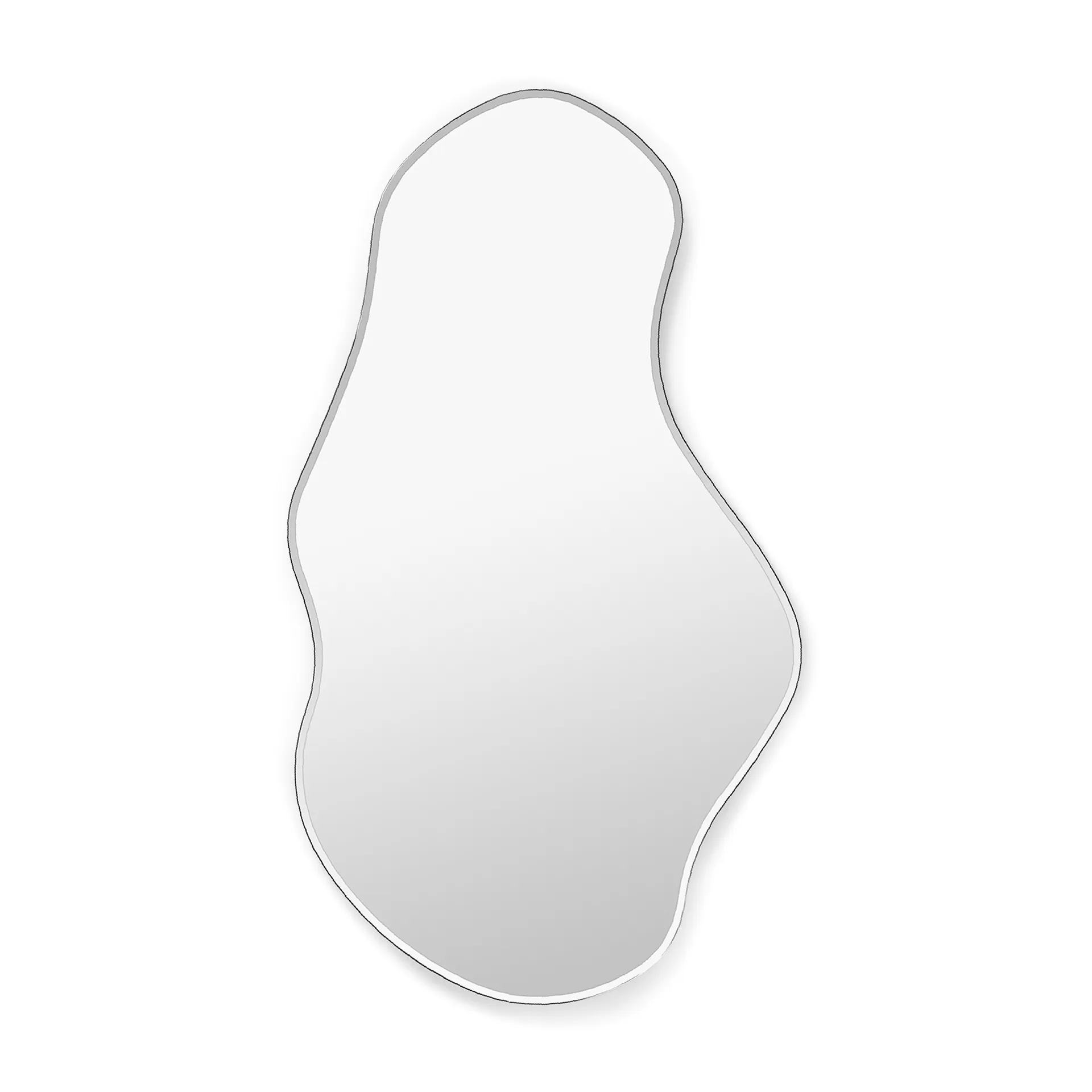 Espelho grande Pond, Dark chrome Ferm Living