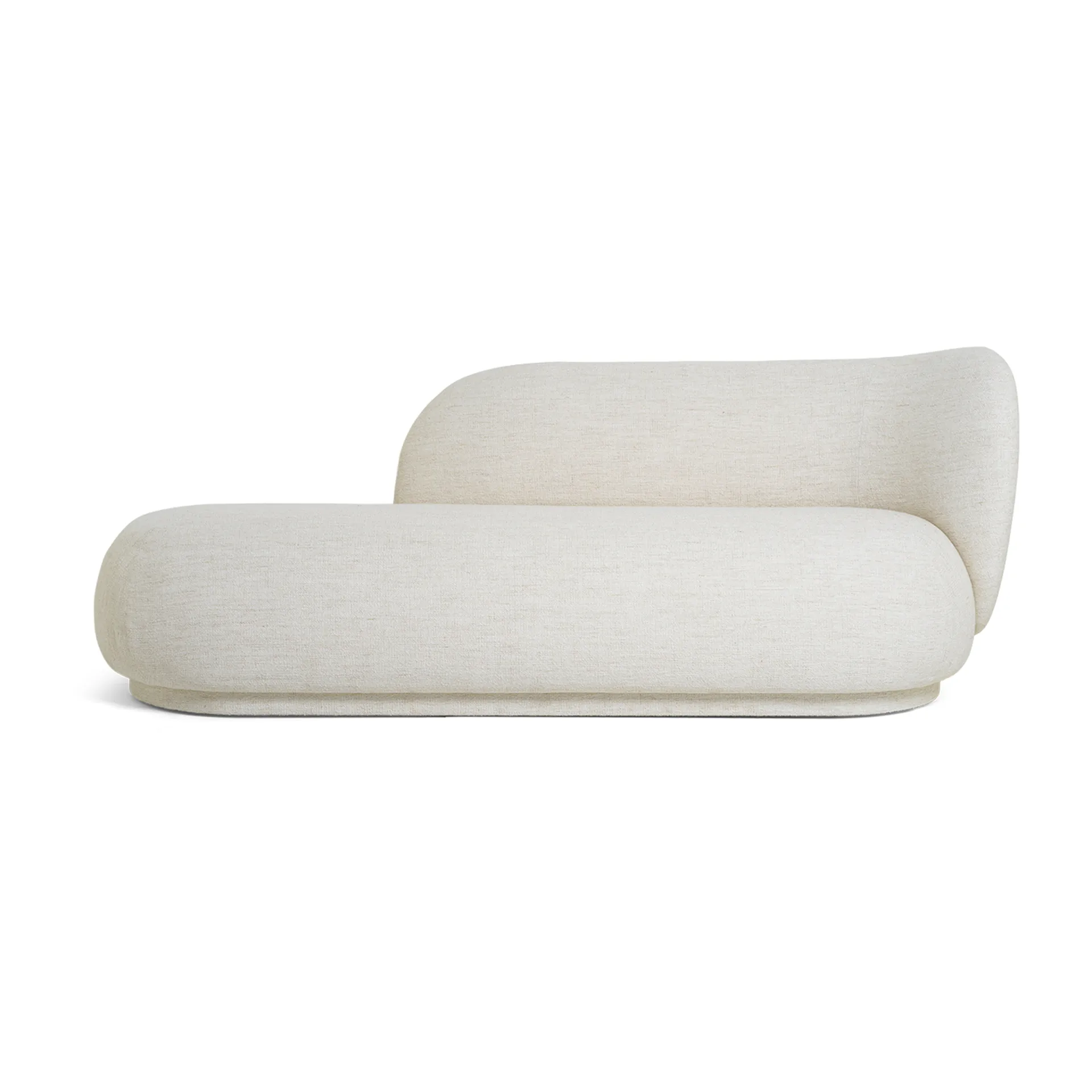 Espreguiçadeira Rico divã bouclé alto, Off white Ferm Living