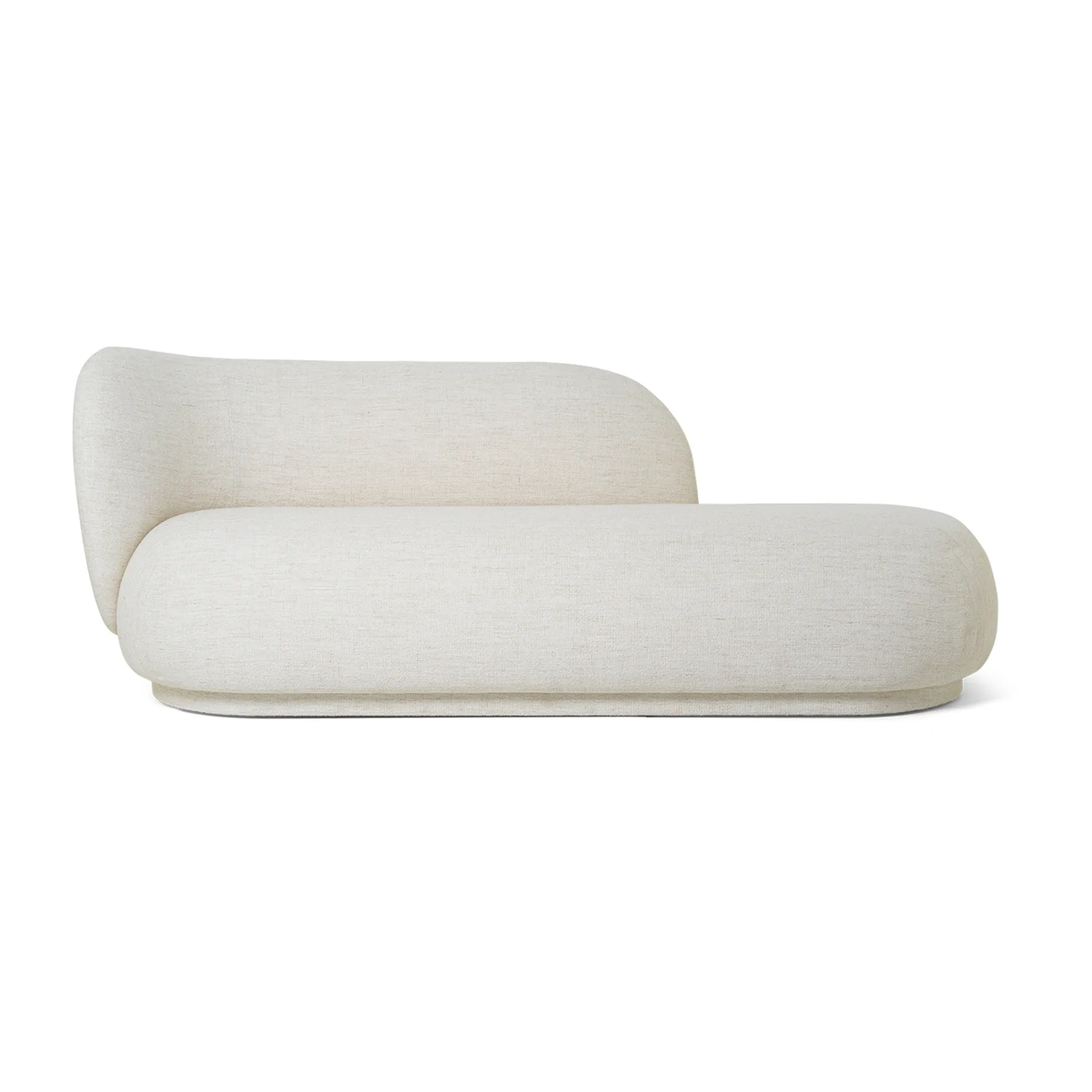 Espreguiçadeira Rico divã bouclé esquerda, Off white Ferm Living