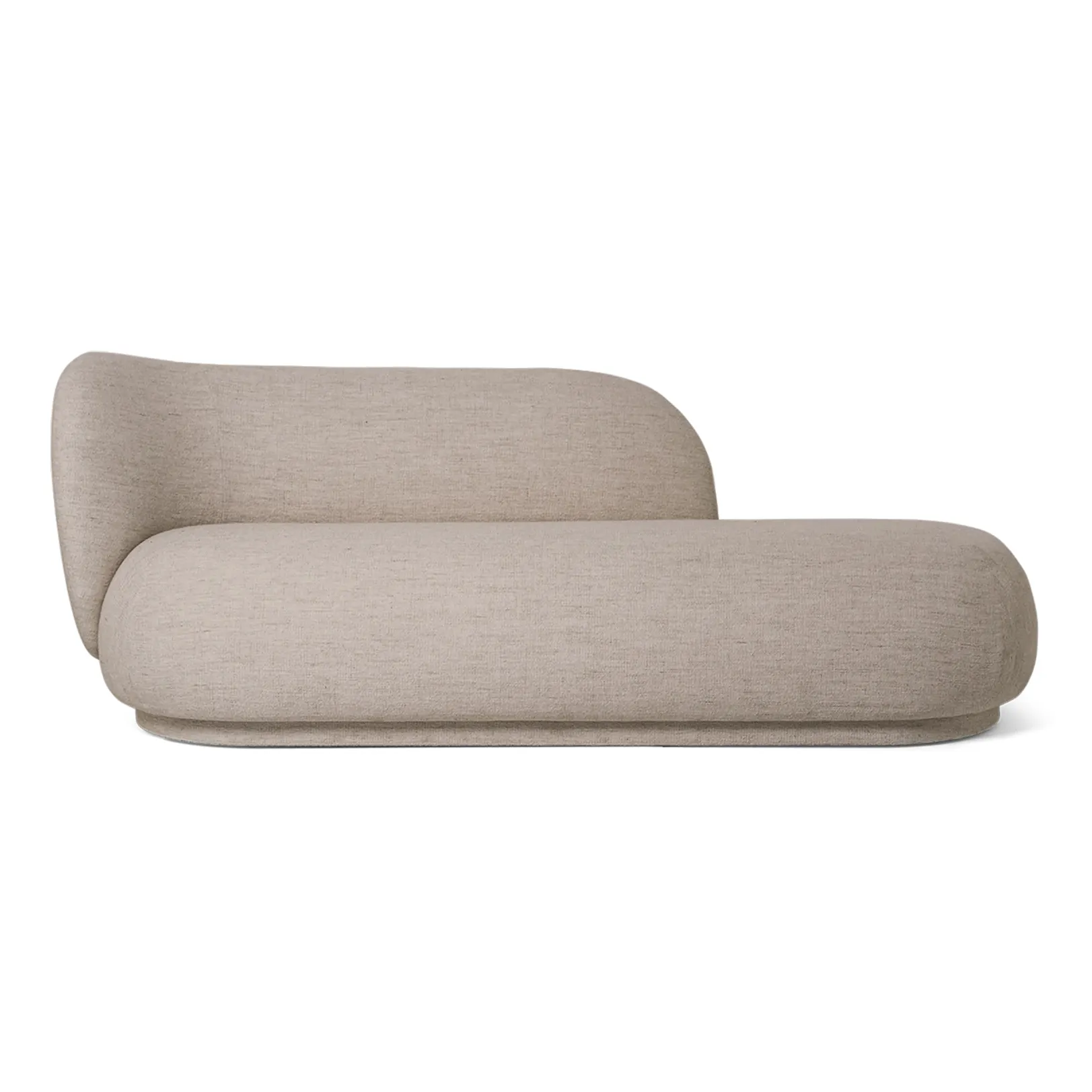 Espreguiçadeira Rico divã bouclé esquerda, Sand Ferm Living