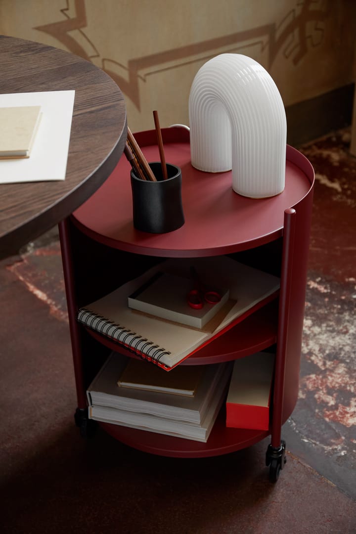 Eve mesa de apoio, Vermelho Mogno Ferm Living