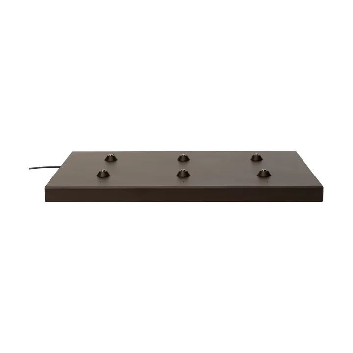 Ferm Living base de carregamento pogo pin - Chocolate negro - Ferm Living