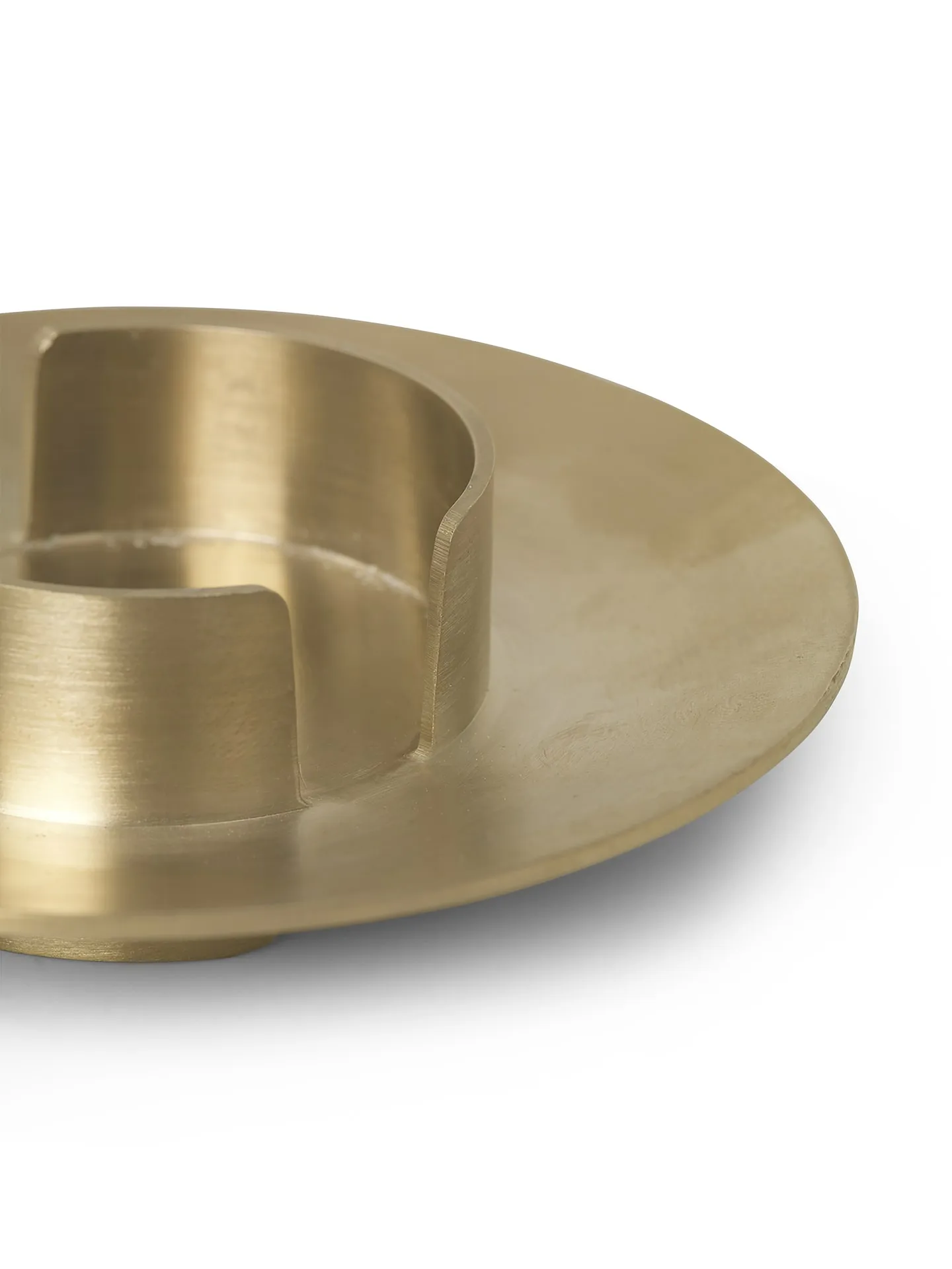 Ferm Living Block castiçal, latão Ferm Living