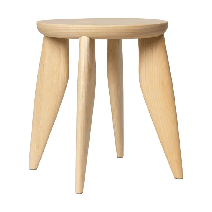 Feve kids banco redondo - Freixo natural, Ø33x30 cm - Ferm Living