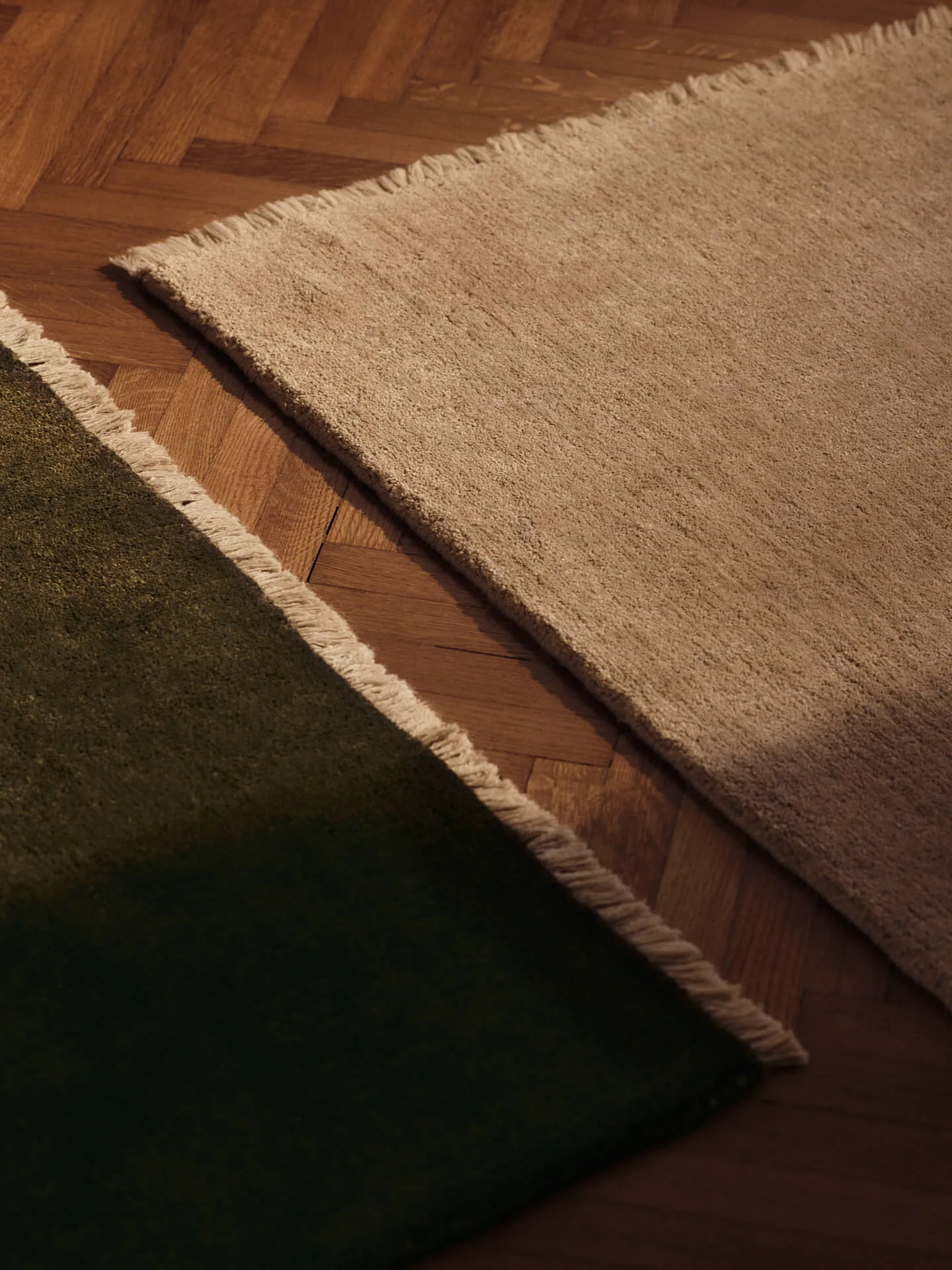 Firth tapete de juta, Dark olive, 140x200 cm Ferm Living