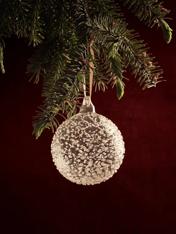 Flurry bolas de Natal 3-pack - L, White - Ferm Living