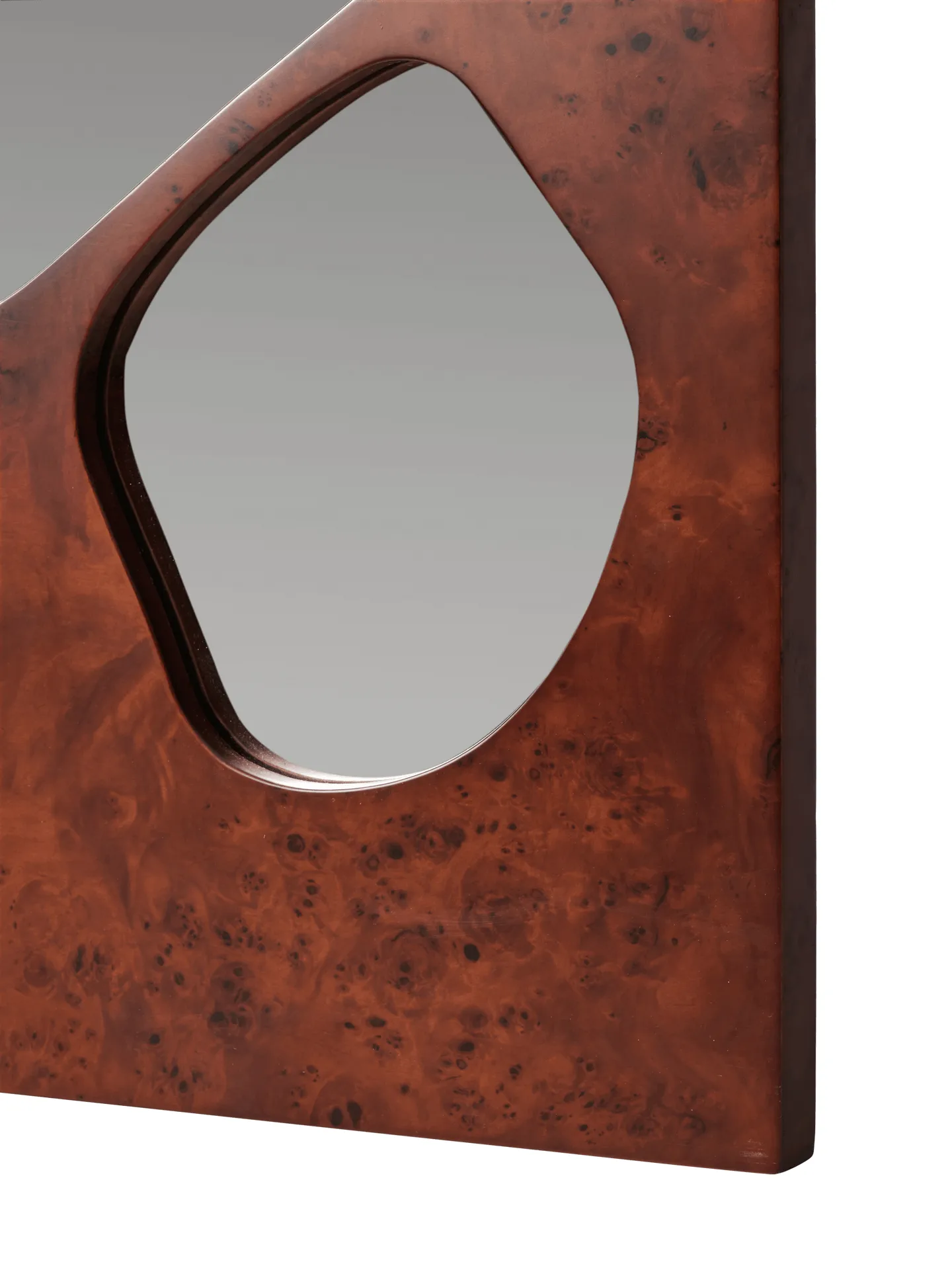 Folia espelho, Dark stained burl, 82 cm Ferm Living