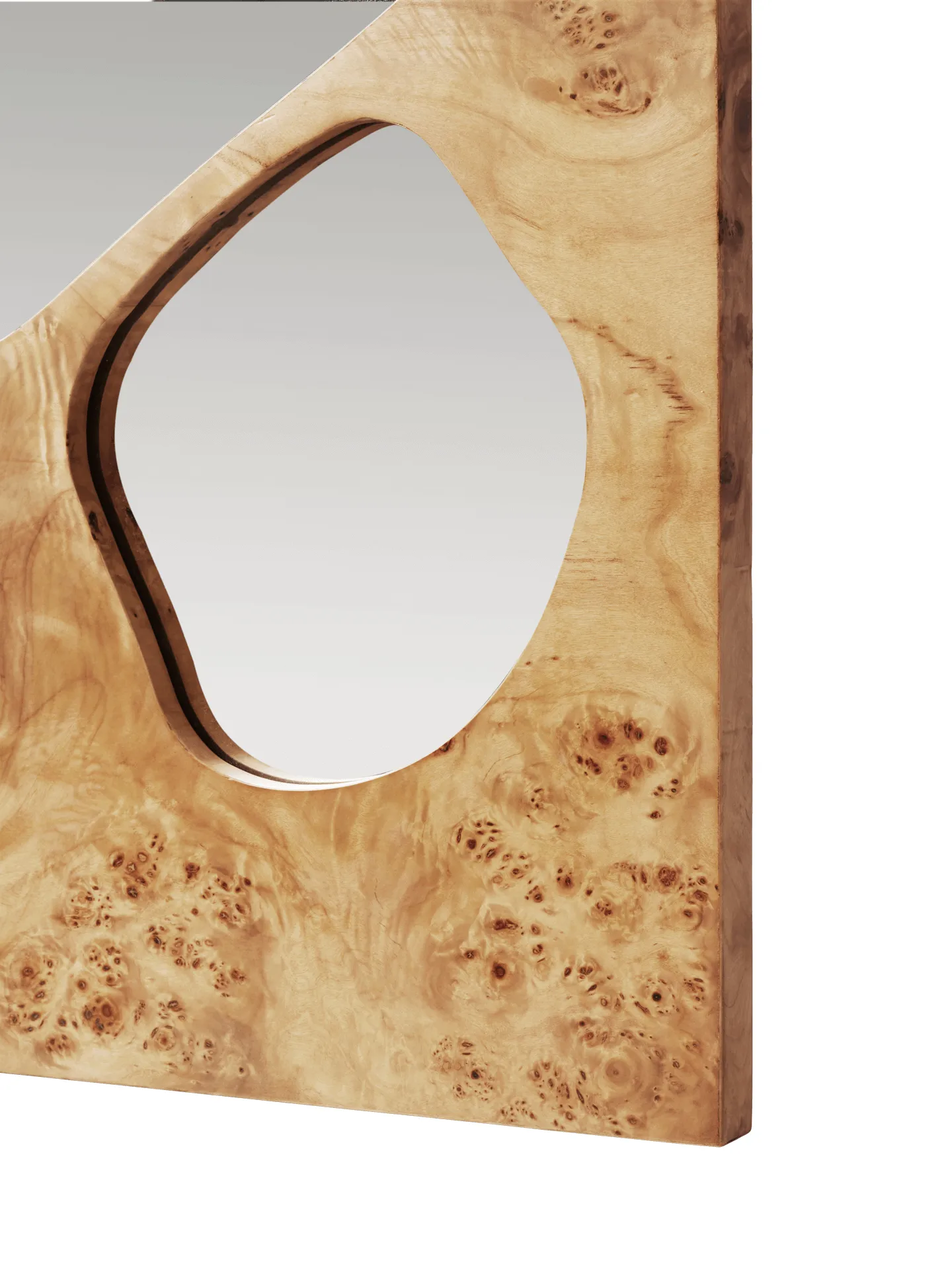 Folia espelho, Natural burl, 82 cm Ferm Living