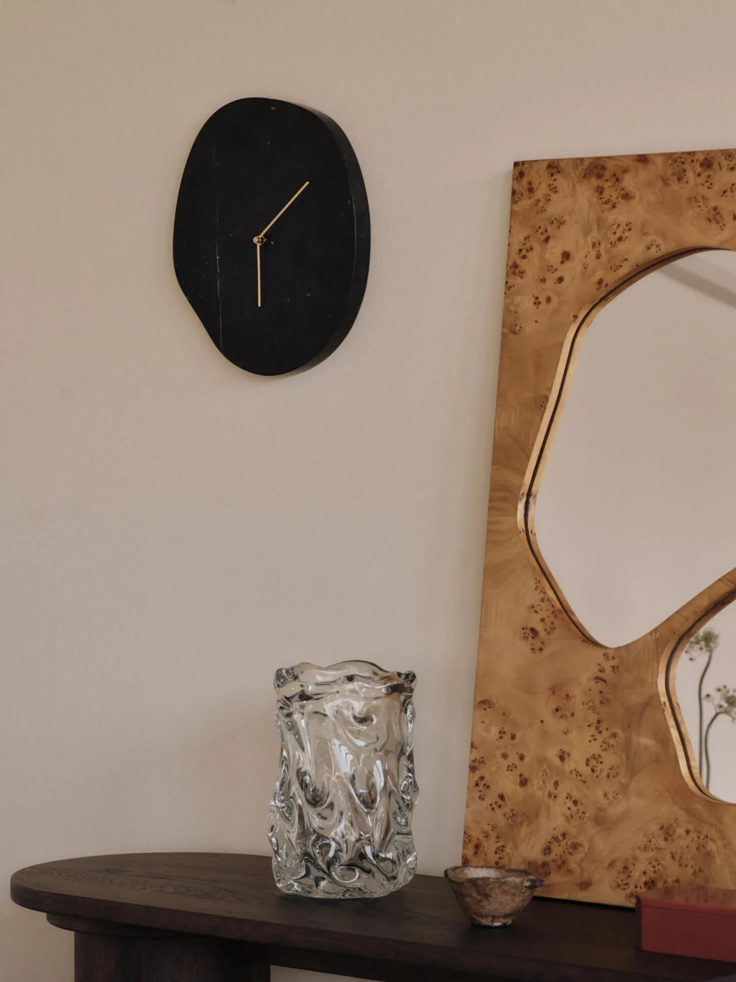 Folia espelho, Natural burl, 82 cm Ferm Living